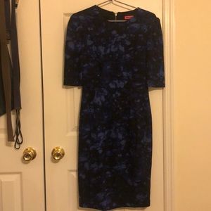 Blue floral dress. Size 2. Betsy Johnson